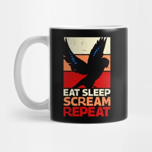 Eat Sleep Scream Repeat Mug